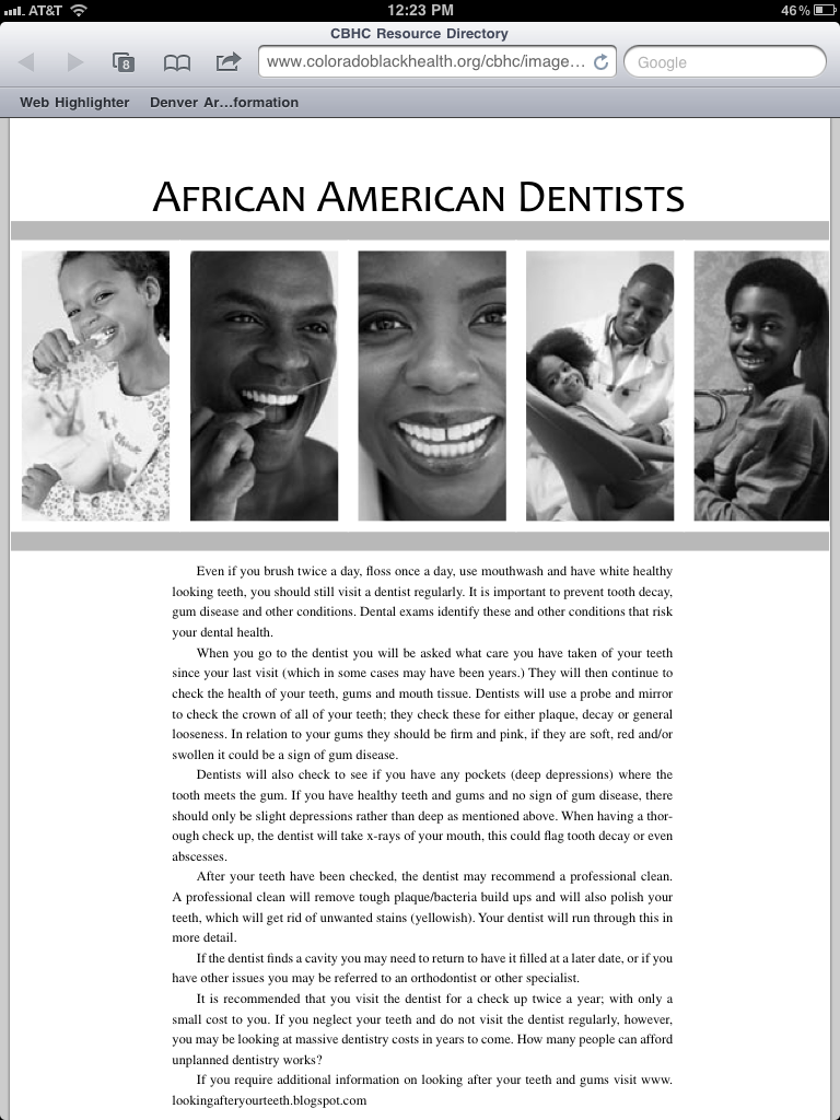 Health Care for African Americans &amp; People from African Cultures ...